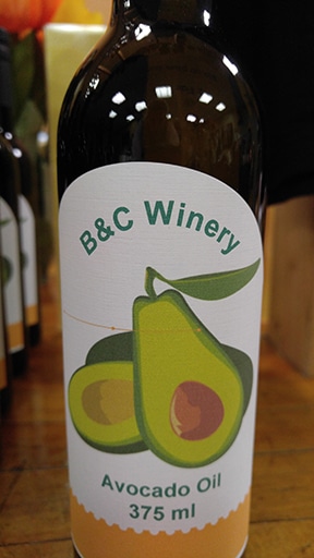 avocado oil 0 B & C Winery