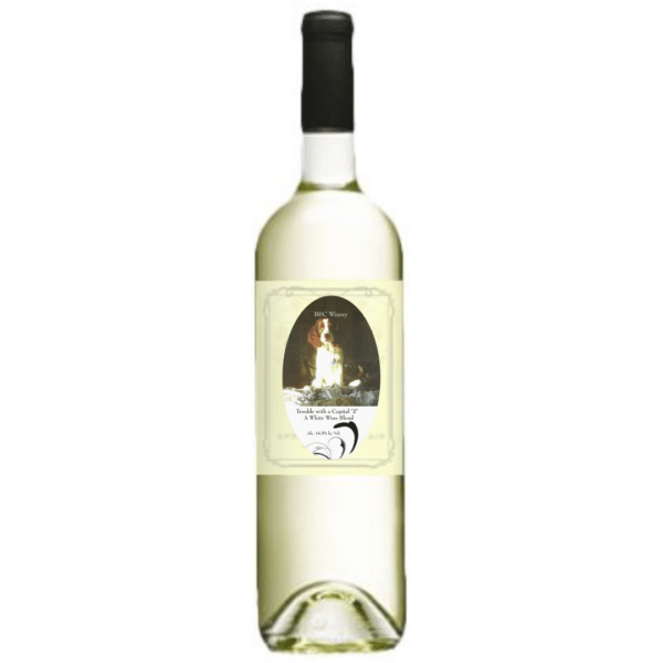 Trouble with a Capital "Z" (Viognier, Riesling and Chardonnay blend)